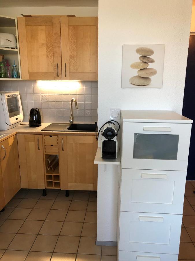 Appartement Climatise Avec Piscine & Mer Bleu Marine Лаканау Екстериор снимка